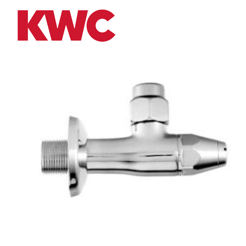 KWC Gastro K.27.40.25.000A48 3/4" Eckventil für 15 mm Kupferrohr Schneidringverschraubung