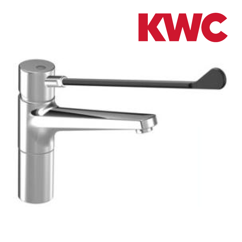 KWC Gastro 24.501.104.000LL Gastro Waschtisch-Armatur mit langem Hebel - Auslauf lang / erhöht