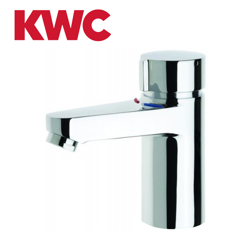 KWC 136.10.000FL Franke AQUAMIX-C Handwaschbecken-Armatur mit Druckspüler - Hydraulische Automatik