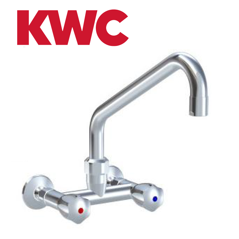 KWC Gastro K.24.42.24.000C86 Gastronomie-Wandarmatur Zweihebelmischer hoch